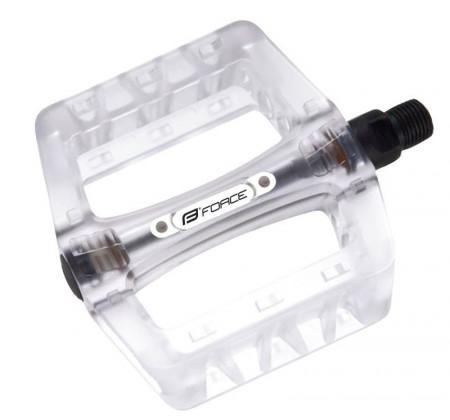 Pedale BMX Force plastic transparent