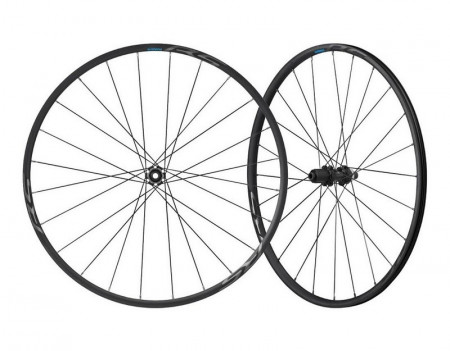 ROTI SHIMANO WH-RS370-TL-FR12 FATA & SPATE 24H PT. 10/11 VIT. OLD 100/142MM AX 12 E-THRU STICKERE STANDARD TUBELESS NEGRU AMBALAT IND.