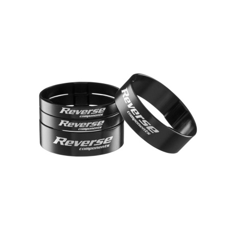 Set distantiere Reverse Ultra-Light 1.1/8 aluminiu negre