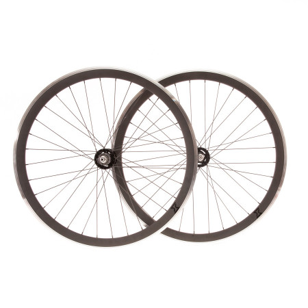 Set Roti Single Speed/Fixie SXT 700-32H 40 mm Negru