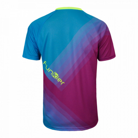 Tricou FUNKIER Termoli Enduro Men S/S - Purple/Blue XL