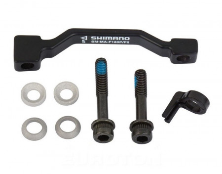 ADAPTOR MONTAJ PT. ETRIER FRANA PE DISC SHIMANO SM-MA-F180P/P2 SURUBURI LUNG X 1 SCURTI X 1 STOP RING X 1 SAIBA-A X 2 SAIBA-B X 2 VRAC