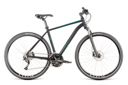 Bicicleta Dema AVEIRO 7 28" black-celeste XL/22' 3 x 9 v