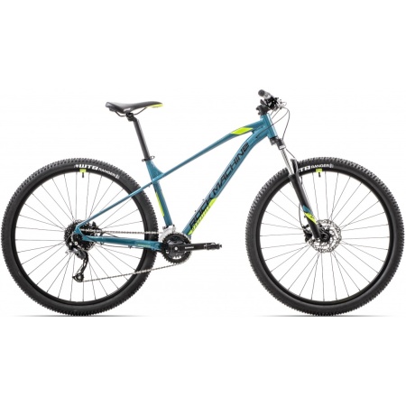 Bicicleta Rock Machine Manhattan 90-29 29 Gloss Blue/Black/Radioactive Yellow 17.0 - (M)