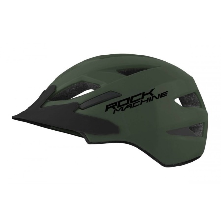 Casca copii Rock Machine FLY verde inchis S/M (52-56 cm)