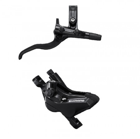 FRANA PE DISC SET ASAMBLAT SHIMANO J-KIT BL-M4100(R) BR-MT420(R) FARA ADAPTOR PLACUTE RESIN FURTUN SM-BH90-SS 1700MM NEGRU INCL. OLIVA & INSERTIE CONECTARE NEGRU AMBALAT IND.