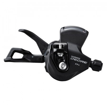 MANETA DE SCHIMBATOR SHIMANO DEORE SL-M5100-IR DREAPTA 11 VIT. PRINDERE DIRECTA PE MANETA DE FRANA I-SPEC EV CABLU 2050MM CAMASA SP41 ETANSA NEAGRA 6MM CAPAT ETANS X 3 NOSE CAP X 1 CU OGD AMBALAT IND.
