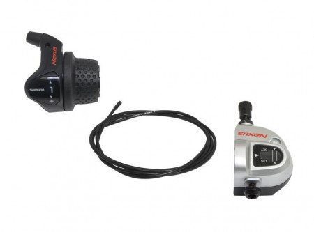 Maneta schimbator Nexus SL3S41 cu cablu si accesoriu butuc