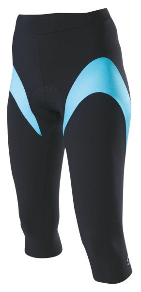 PANTALONI 3/4 SHIMANO INDOOR FEMEI NEGRU/ALBASTRU