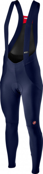Pantaloni lungi cu bretele Castelli Sorpasso RoS W, de dama, Bleumarin/Bronz, S