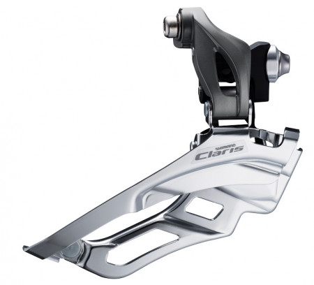 SCHIMBATOR FATA SHIMANO CLARIS FD-R2000 DUBLU PT. 8 VIT. PE SPATE BRAZED-ON AMBALAT IND.
