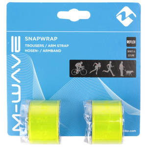 Set Benzi Reflectorizante M-WAVE SNAPWRAP