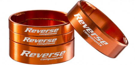 Set distantiere Reverse 1.1/8 aluminiu orange