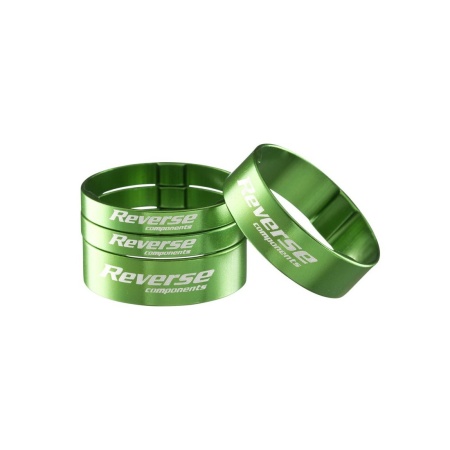 Set distantiere Reverse Ultra-Light 1.1/8 aluminiu verzi