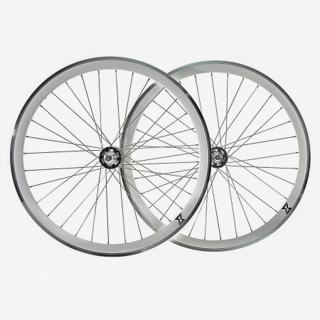 Set Roti Single Speed/Fixie SXT 700-32H 40 mm Silver