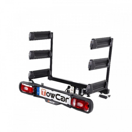 Suport schi/snowboard TowCar Aneto 6 cu prindere pe carligul de remorcare