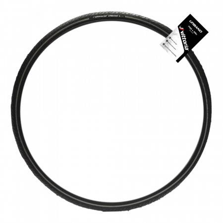 Anvelopa VITTORIA Urbano 700x38C(40-622) Negru 942g Rigid - banda reflectorizanta