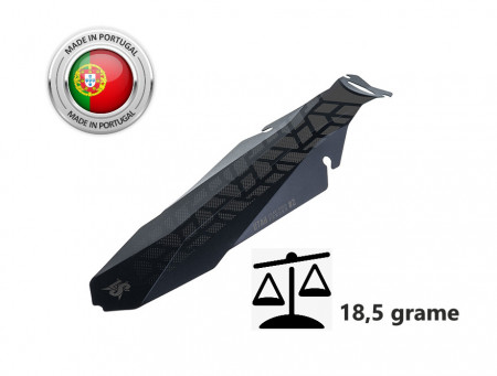 Aparatoare Noroi Spate LASALLE SPORTS UTAH#2 Negru Matt 106 x 368 mm