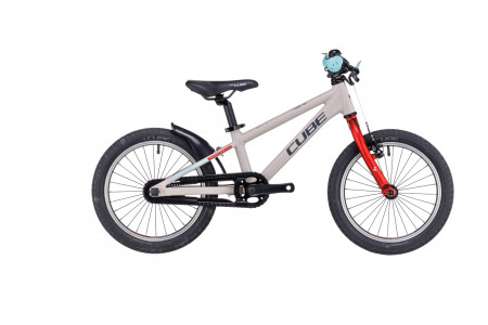 BICICLETA COPII CUBE CUBIE 160 RT Grey Red 2023 roti 16"