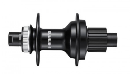 BUTUC SPATE SHIMANO FH-MT510 32H 12 VIT. OLD 142MM AX E-THRU AX 12MM (FARA AX) PT. ROTOR CENTER LOCK FARA PIULITA DE STRANGERE FARA PROTECTIE PT. MONTURA DISCULUI NEGRU AMBALAT IND.