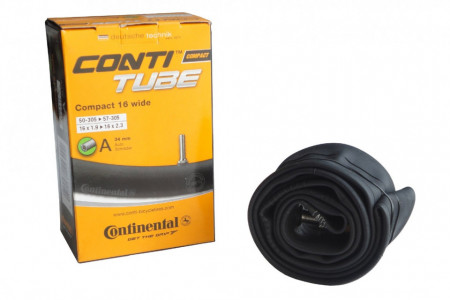 Camera bicicleta Continental Compact 16 Wide A34 32/47-305/349