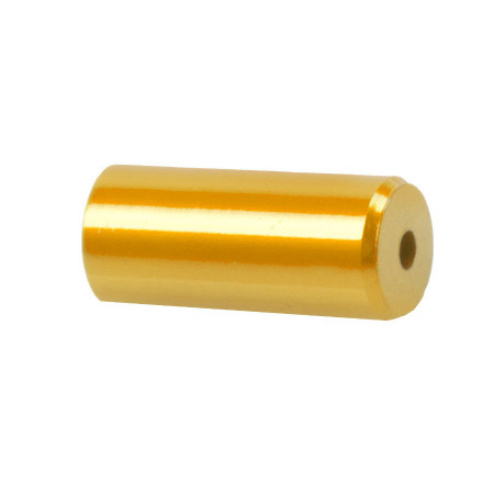 Capete Manta CNC 5,1x12 mm M-WAVE Aluminiu Gold/Orange Anodizat