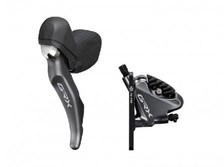 FRANA PE DISC SET ASAMBLAT /J-kit DIRECT GRX BL-RX810(L) BR-RX810(F) PT. 160MM ROTOR PLACUTE RESIN CU ARIPIOARE RACIRE INCLUDE INSERTIE CONECTARE 1000MM FURTUN(SM-BH90 NEGRU) AMBALAT IND.