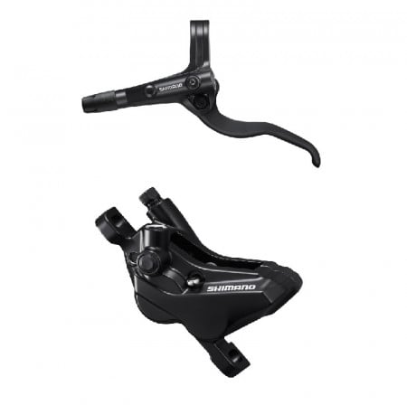 FRANA PE DISC SET ASAMBLAT SHIMANO J-KIT BL-MT401(L) BR-MT420(F) FARA ADAPTOR PLACUTE RESIN FARA ARIPIOARE DE RACIRE FURTUN SM-BH90-SS 1000MM NEGRU INCL. OLIVA & INSERTIE CONECTARE NEGRU AMBALAT IND.