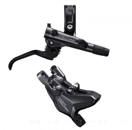 FRANA PE DISC SET ASAMBLAT SHIMANO J-KIT DEORE BL-M6100(R) BR-M6100(R) FARA ADAPTOR PLACUTE RASINA FARA ARIPIOARE DE RACIRE FURTUN SM-BH90-SS 1700MM INCLUDE OLIVA & INSERTIE CONECTARE AMBALAT IND.