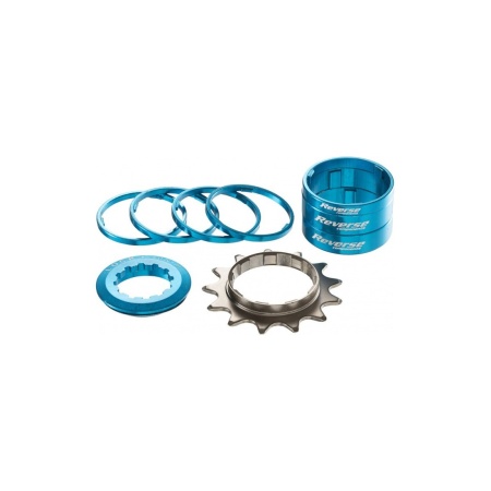 Kit single speed Reverse 13T albastru deschis