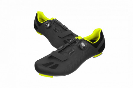 Pantofi ciclism FLR F-11 Pro Road - Negru/Galben neon 41