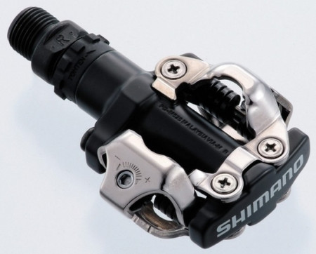 PEDALE SHIMANO PD-M520L SPD FARA CATADIOPTRII INCL. PLACUTE NEGRU AMBALAT IND.