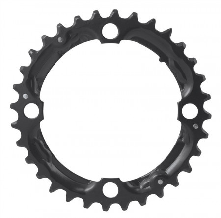 Placa pedalier Force 32T 10v Cr-Mo neagra