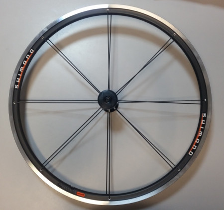 ROATA SHIMANO WH-M535 26" FATA OLD 100MM JANTA CLINCHER NEGRU AMBALAT IND.