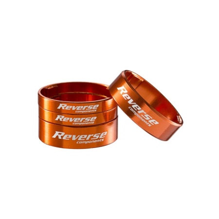Set distantiere Reverse Ultra-Light 1.1/8 aluminiu orange