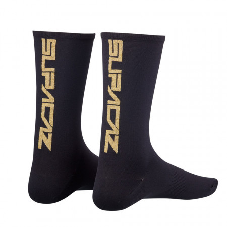 Sosete SUPACAZ Straight Up - Auriu - L/XL