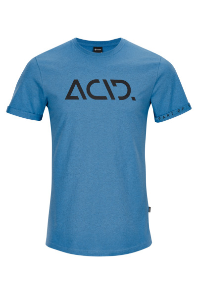 TRICOU ACID ORGANIC T-SHIRT CLASSIC LOGO BLUE XL