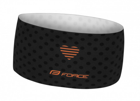 Bandana Force Points, negru/portocaliu, UNI