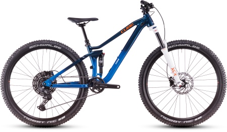 BICICLETA CUBE STEREO ONE22 ROOKIE ACTIONTEAM 2025 S