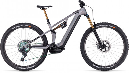 BICICLETA ELECTRICA CUBE STEREO HYBRID ONE55 C:68X SLT 750 29 PRIZMSILVER CARBON 2023