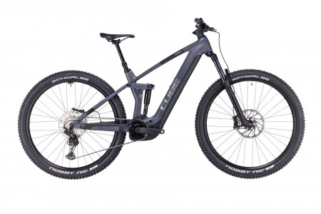 BICICLETA ELECTRICA E-BIKE CUBE STEREO HYBRID 140 HPC RACE 750 Grey Chrome 2023