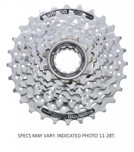 BLOC DE PINIOANE PE CASETA SHIMANO CS-HG51 8 VIT. 11-13-15-17-20-23-26-30T(AN) VRAC