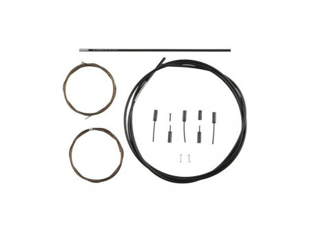 CABLU DE SCHIMBATOR SHIMANO ROAD SET POLYMER COATED NEGRU PT. R9100