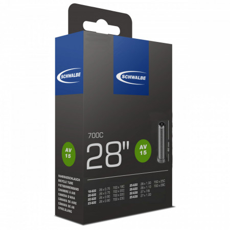 Camera SCHWALBE AV15 28'' 18/28-622/630 IB AGV 40mm
