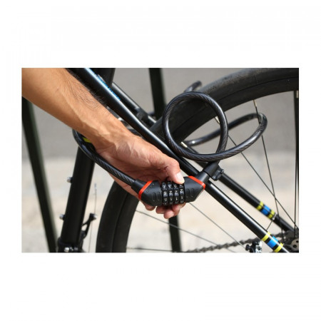 Incuietoare Cablu ZEFAL K-Traz C6 Cifru 12mm/180cm - Black