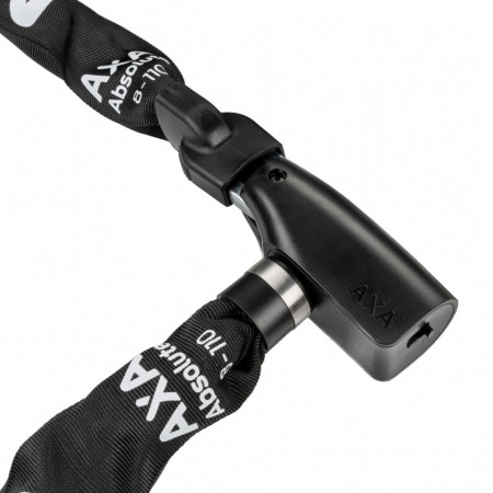 Incuietoare Lant AXA Absolute 8mm/110cm - Black