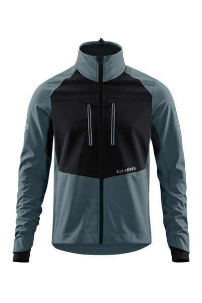 JACHETA CUBE BLACKLINE SOFTSHELL JACKET SAFETY BLACK N GREY S