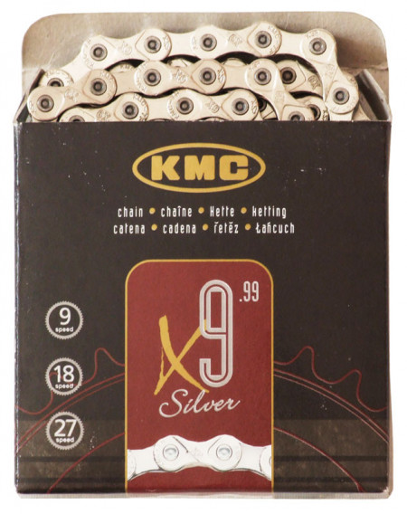 Lanţ KMC X9 argintiu