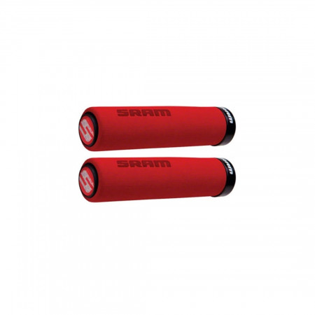 Mansoane SRAM Locking Foam Grips 129mm Rosu/Negru