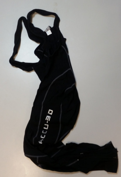 PANTALONI SHIMANO ACCU-3D CU BRETELE FARA BAZON NEGRU